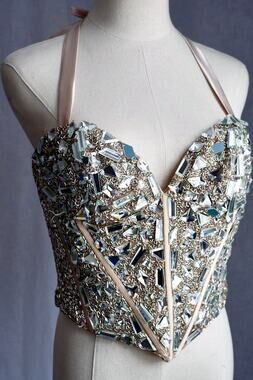 Sherri Hill Crystal Corset – One-of-a-Kind, Reworked from Original Gown Bodice
